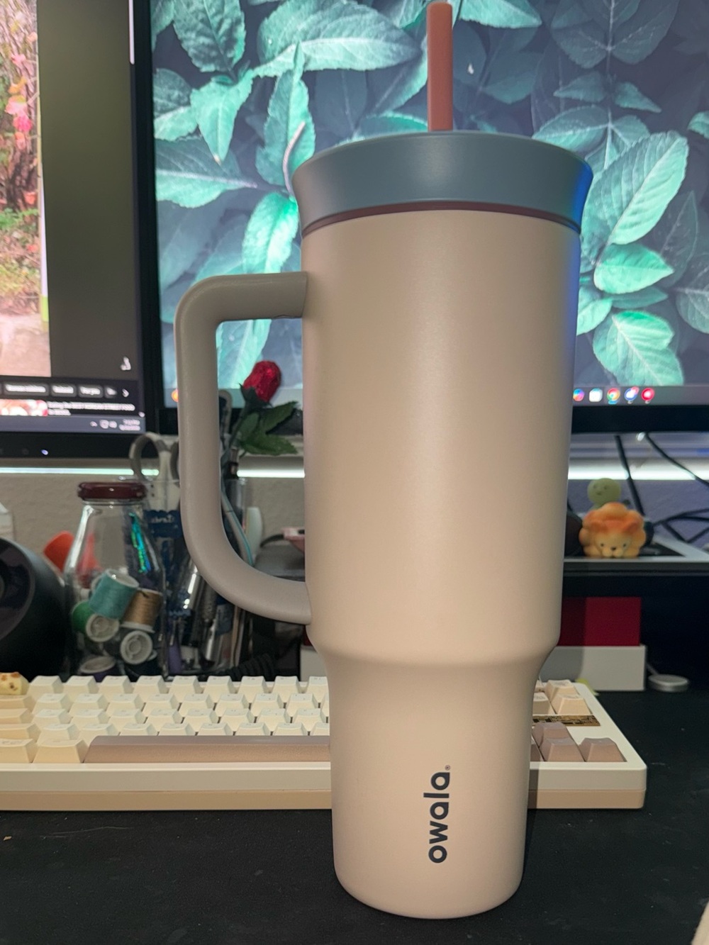 Owala 40 Ounce Travel Tumbler - Tan